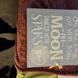 Brand New Baby Keepsake Box Over The Moon