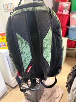 Spray ground backpack