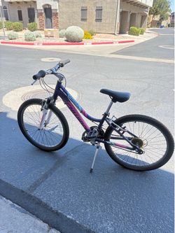 SCHWINN Ranger 24" Girl's Outdoor Mountain Bike Sports Ride - Purple
