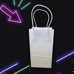 Box Of 100 Pcs White Gif Bags 