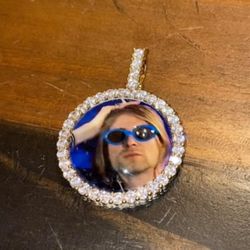 Stiletto x GLD 14K Gold Plated Cz Kurt Cobain x Nirvana Pendant SS19