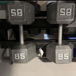 85 Pound Dumbells Dumbbell Dumbbells Dumbell Steel