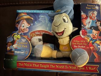 Pinocchio DVD Gemini cricket plushy