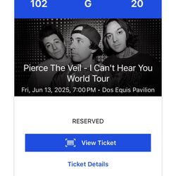 Pierce The Veil Ticket
