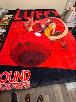 Round 1 luffy blanket