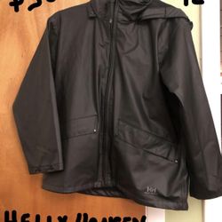 Boys Helly Hansen Raincoat Size 12