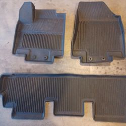 OEM All Weather Mats 2022 Nissan Pathfinder Platinum