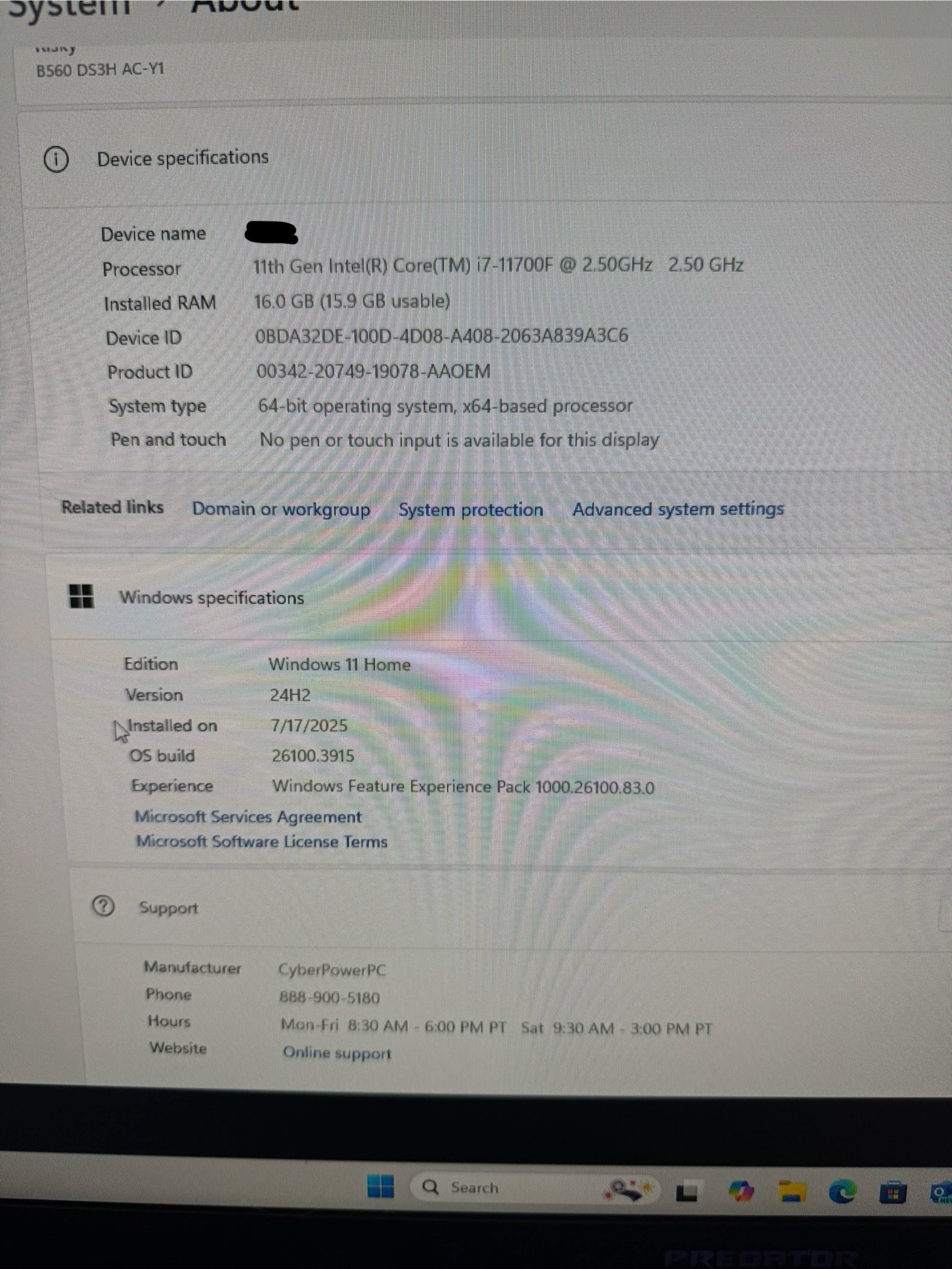 Cyberpower Gaming Pc