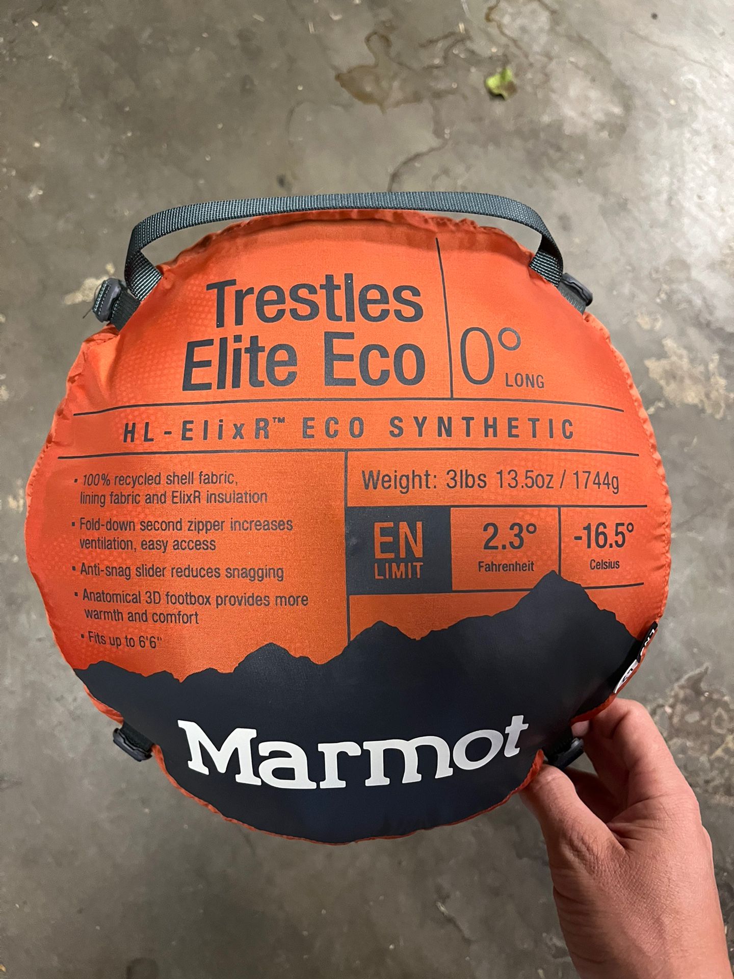 Marmot Trestles Elite Eco 0  Mummy Sleeping Bag