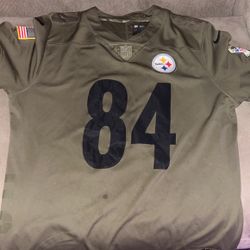 Men’s Size Medium Steelers Number 84 Antonio Brown Jersey 