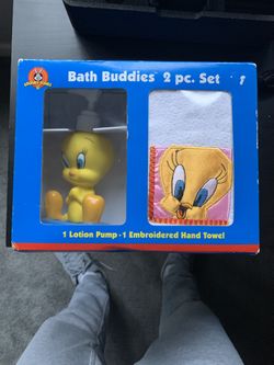 Vintage Looney Tunes Bath Set 