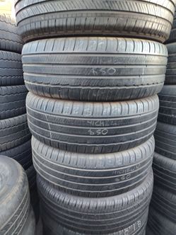 4 Michelin tires size 225-60-18 all 4 for $160 free installation and balance