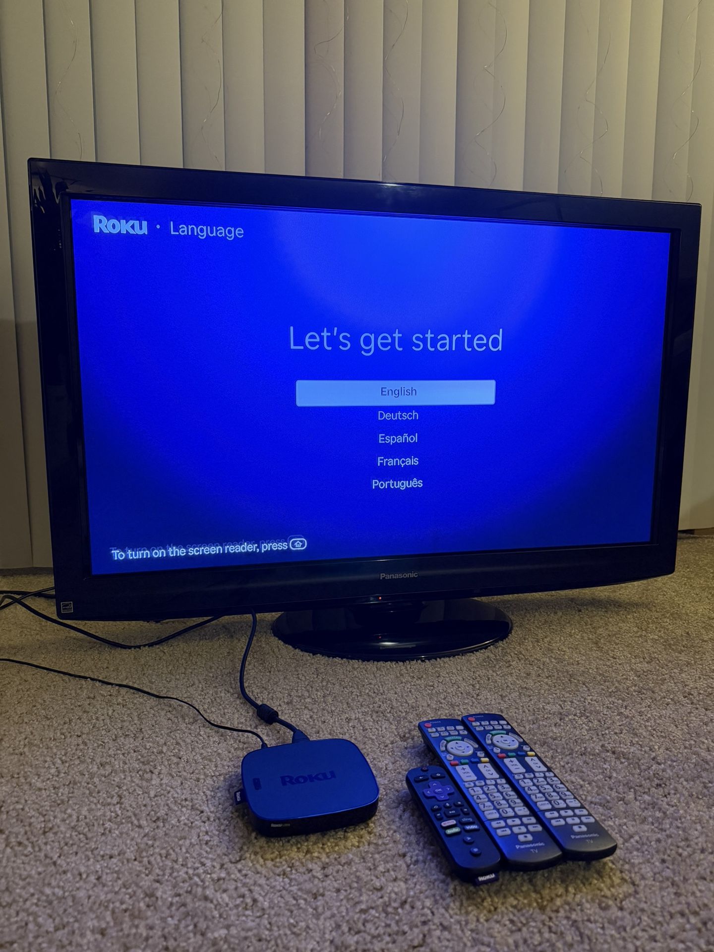 Panasonic TC-P42G25 42″ Plasma (Not Smart) TV + Roku 4660X2 for Sale in ...