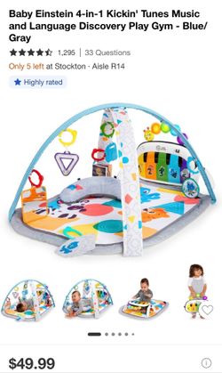 Baby Einstein 4 in 1 Kickin’ Tunes play mat