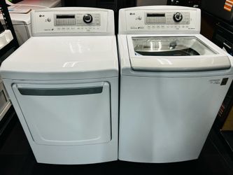 Lg Electric Top Load Set