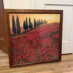 Poppies By Steve Thoms Print And Frame