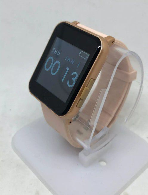 🔥Pink and Gold Authentic Q7 Sport Smart Watches. For Android and iPhones 🔥 New Open Box