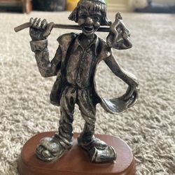 Pewter Clown/Bowl