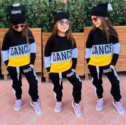 Brand new little girls dance active wear made in Turkey