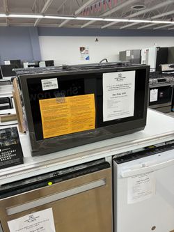 Black Stainless Steel Over-the-Range Microwave Oven
