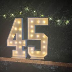 Marquee Letters And Numbers