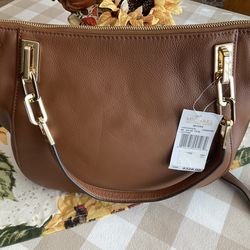 NEW with tags- Michael Kors “Brooke” Genuine Pebbled Leather Purse
