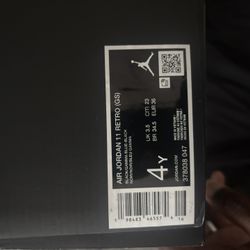 Jordan 11 gammas size 4