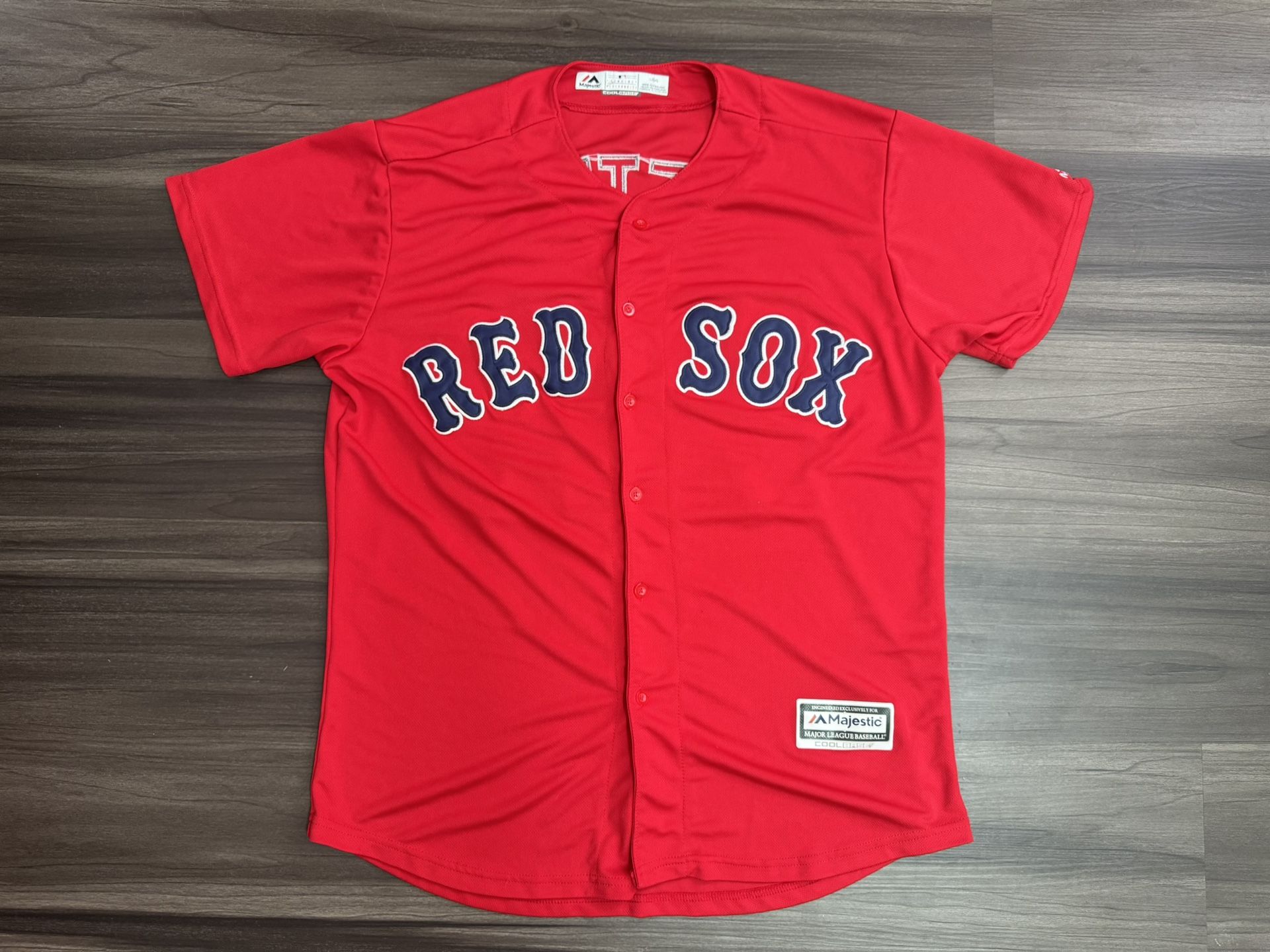 Majestic Mookie Betts Jersey Boston Red Sox Cool Base MLB Baseball Jersey Sz L