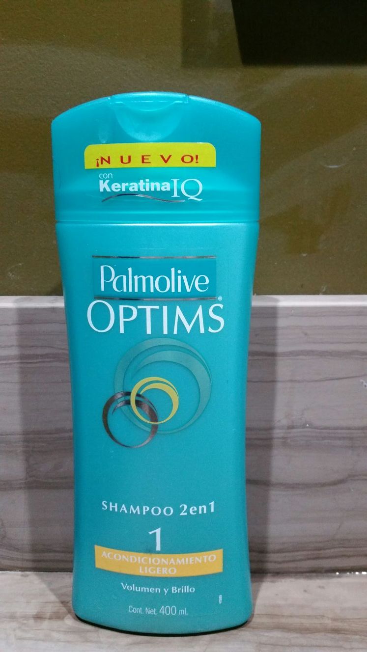 Shampoo palmolive optims de Mexico
