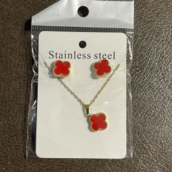 Earring And Necklace Set