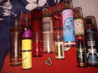 10 Bath & Body Works Fragrance Mists Bundle