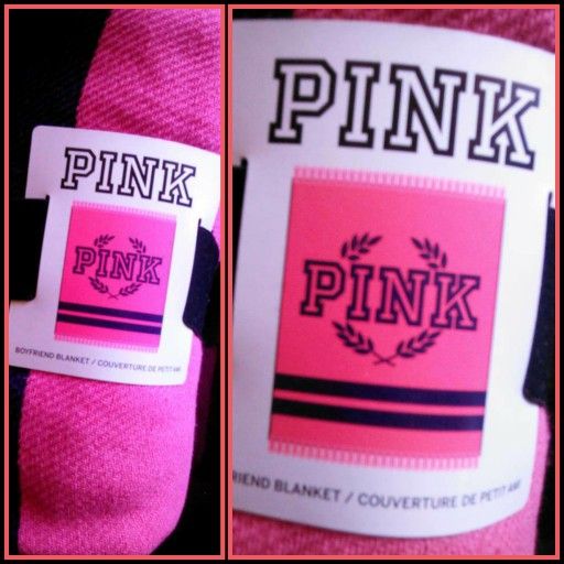 NEW IN PACKAGE WITH TAGS VICTORIA SECRET PINK STRIPED BOYFRIEND ACCENT PICNIC THROW BLANKET BEDDING
