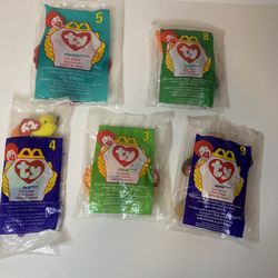TY Beanie baby Lot Never Opened 1998 McDonalds Toys