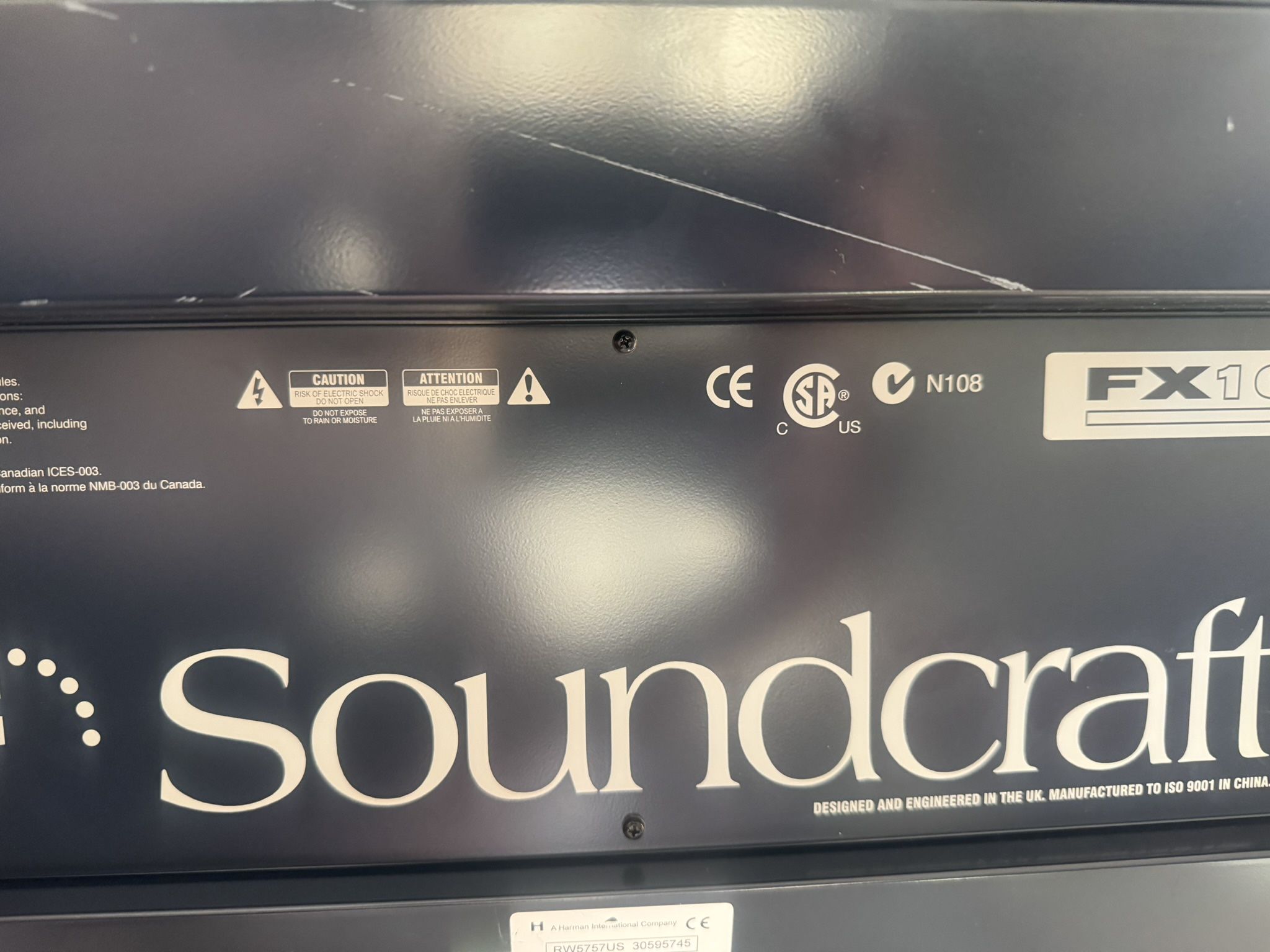 Soundcraft FX16ii Mixer