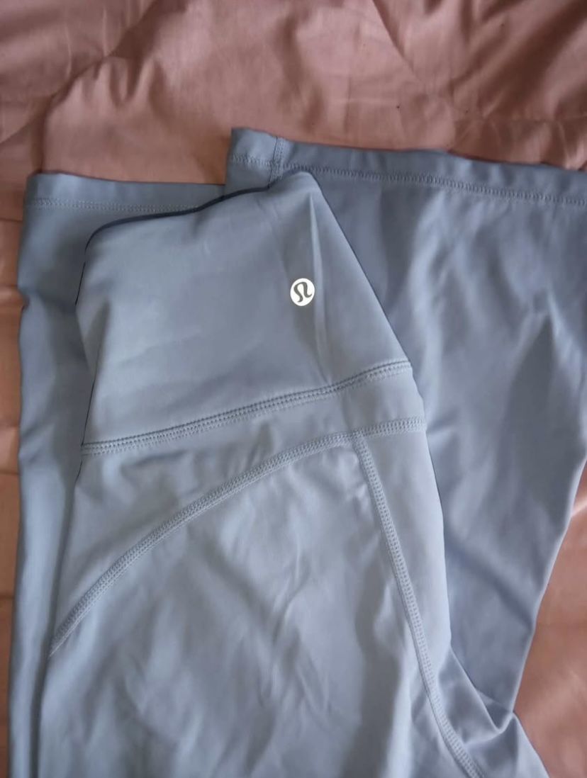 Blue Lulu Leggings ( Never Worn )