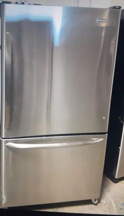Kitchen Aid Bottom Freezer Stainless Steel Refrigerator Fridge
