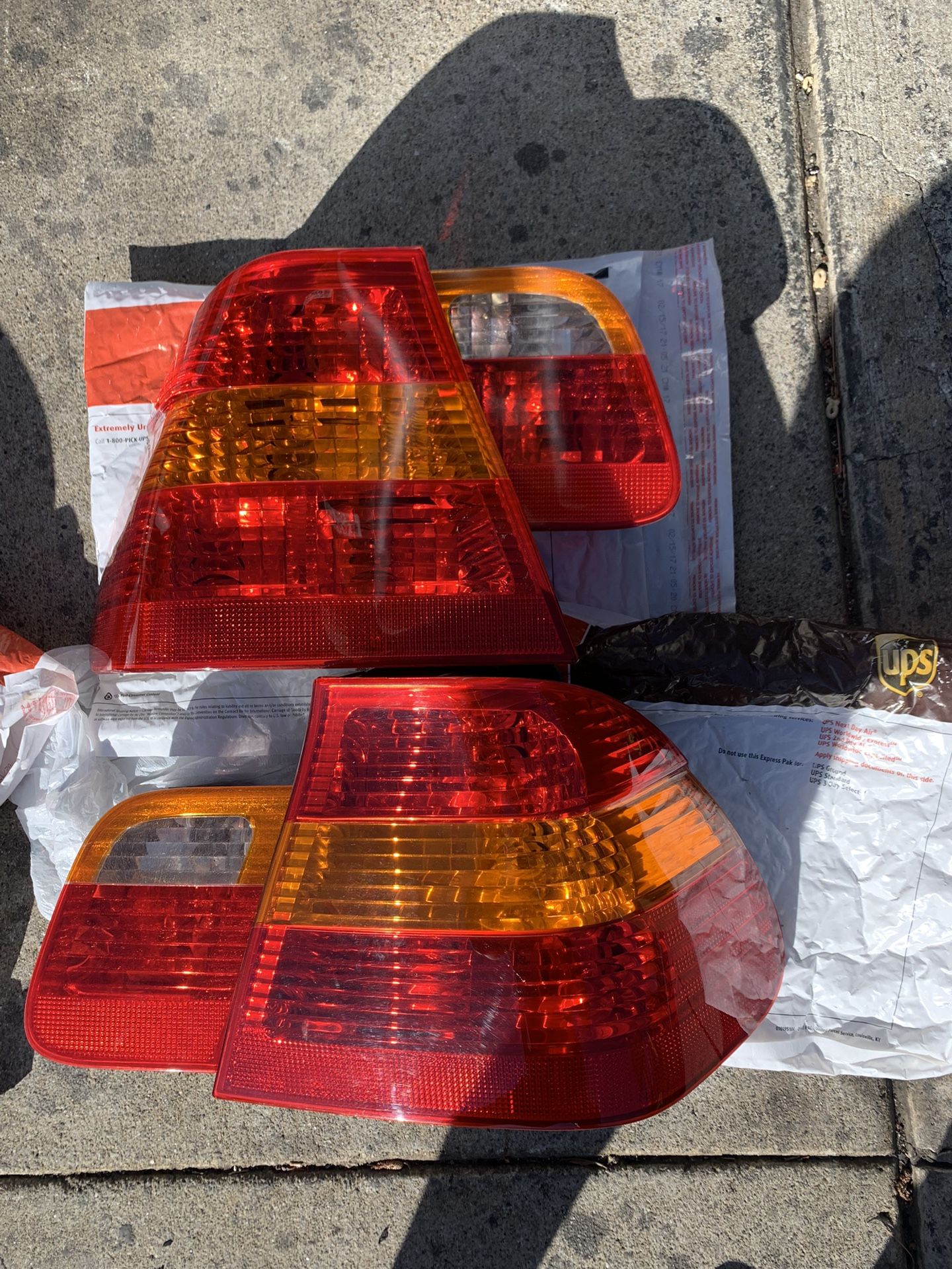 OEM BMW Amber Taillights