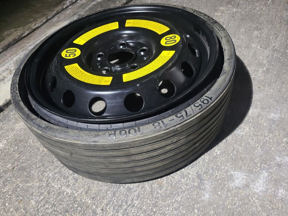 Audi Q7 Porsche Cayenne VW Touareg Emergency Spare Tire Wheel 18X6.5 7L0601027A