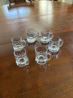 Vintage Federal Glass Shot Glasses