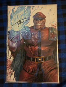 Street Fighter Omega #1 Signed by Tyler Kirkham