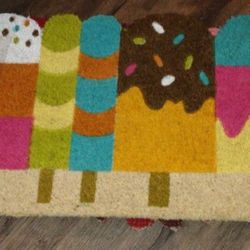  Popcycle natural fiber rug Doormat 