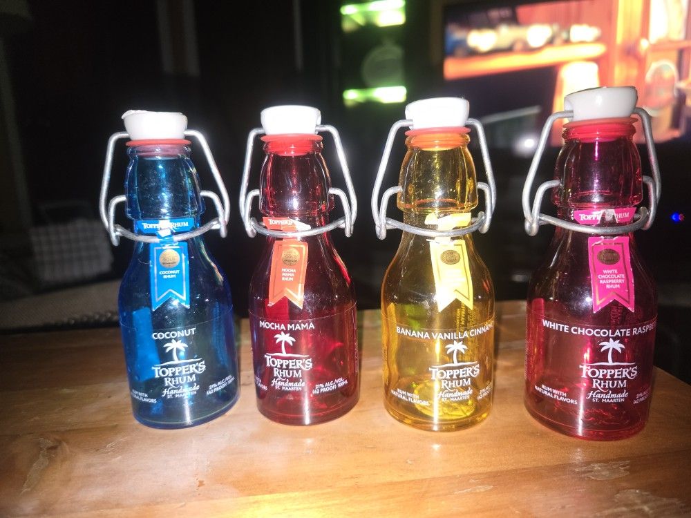 🎆4 MULTICOLORED BOTTLES  SIZE 100ML EA