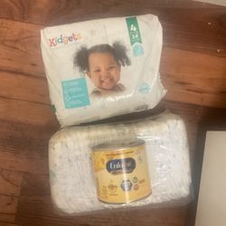 Baby formula and diapers