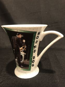 Elvis Presley- vintage “Hound Dog” 3 picture cup