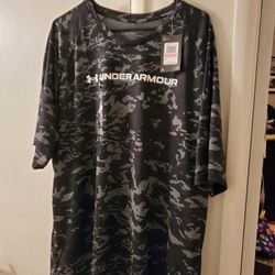 Under Armour Mens UA Tech Camo SS Size 3XL New