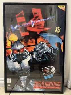 Killer Instinct SNES Fulgore Poster Vintage