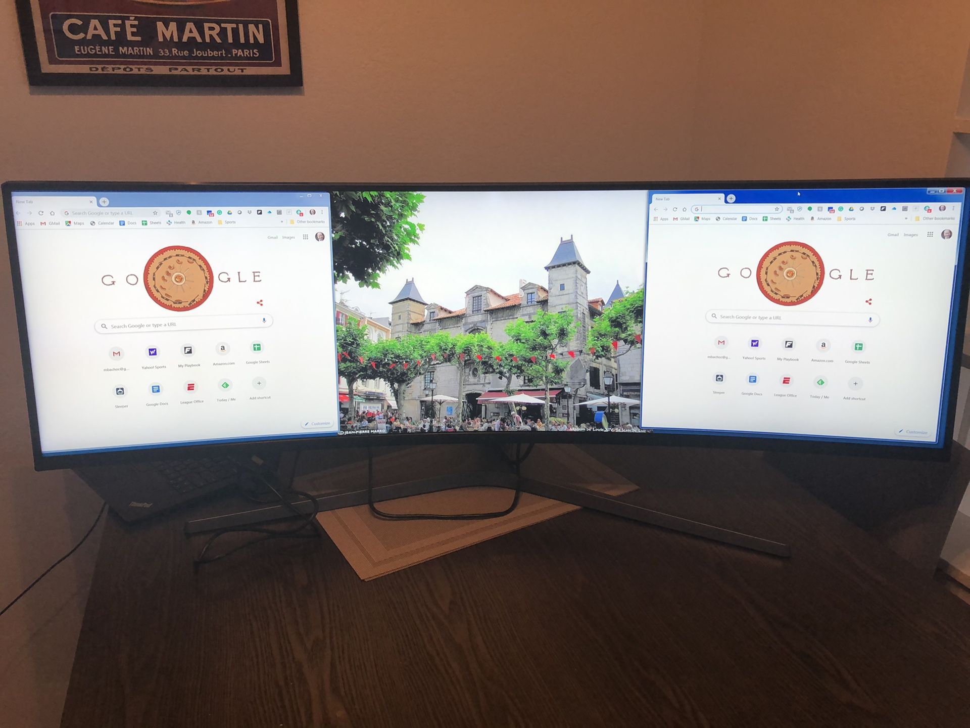 49” ultra wide curved Samsung monitor