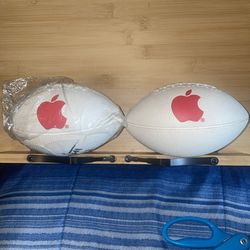 Ronnie Lott Signed vintage Apple Computer Mini Football Auto