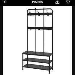 IKEA - PINNG - Coat rack And Shoe Storage Bench-$45