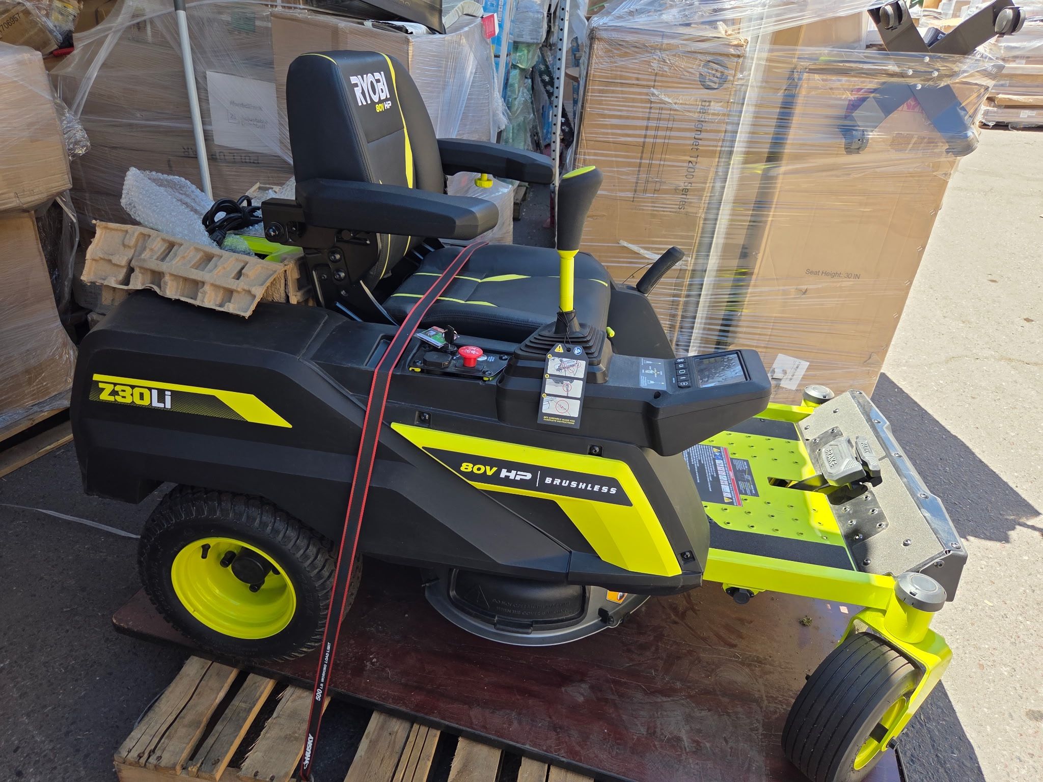 RYOBI 80V HP Brushless 42 in. Battery Electric Cordless Zero Turn Riding Mower (2) 80V Batteries (2) 40V Batteries and Charger New 2995$ Pick up Phoe